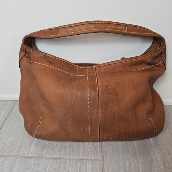 VTG Coach Vintage Legacy Ergo Bag Vachetta Leather RARE 11010 - Picture 5 of 9